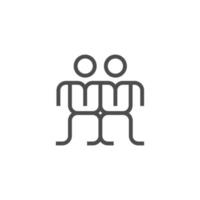 logo de connexion d'art en ligne, modèle vectoriel de logo de personnes et de famille
