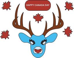 bonne fête nationale du canada. vecteur