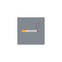 modèle de conception d'illustration vectorielle d'icône de cigarette. vecteur