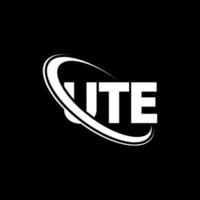 logo ute. lettre ute. création de logo de lettre ute. initiales logo ute liées avec un cercle et un logo monogramme majuscule. typographie ute pour la technologie, les affaires et la marque immobilière. vecteur