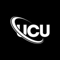 logo Ucu. lettre ucu. création de logo de lettre ucu. initiales logo ucu lié avec cercle et logo monogramme majuscule. typographie ucu pour la technologie, les affaires et la marque immobilière. vecteur