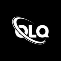 logo olq. vieille lettre. création de logo de lettre olq. initiales logo olq liées avec un cercle et un logo monogramme majuscule. typographie olq pour la technologie, les affaires et la marque immobilière. vecteur