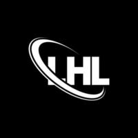 logo lhl. lhl lettre. création de logo de lettre lhl. initiales logo lhl liées par un cercle et un logo monogramme majuscule. typographie lhl pour la technologie, les affaires et la marque immobilière. vecteur