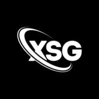 logo xsg. lettre xsg. création de logo de lettre xsg. initiales xsg logo lié avec un cercle et un logo monogramme majuscule. typographie xsg pour la technologie, les affaires et la marque immobilière. vecteur