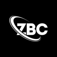 logo zbc. lettre zbc. création de logo de lettre zbc. initiales logo zbc liées avec un cercle et un logo monogramme majuscule. typographie zbc pour la marque technologique, commerciale et immobilière. vecteur