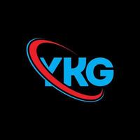 logo ykg. lettre ykg. création de logo de lettre ykg. initiales logo ykg liées avec un cercle et un logo monogramme majuscule. typographie ykg pour la technologie, les affaires et la marque immobilière. vecteur