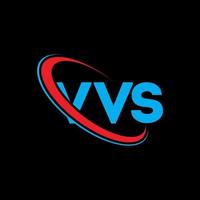 logo vvs. vvs lettre. création de logo de lettre vvs. initiales logo vvs liées avec un cercle et un logo monogramme majuscule. typographie vvs pour la technologie, les affaires et la marque immobilière. vecteur