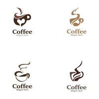 image de logo de café. illustration d'idée de conception de vecteur créatif