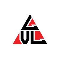 création de logo de lettre triangle lvl avec forme de triangle. monogramme de conception de logo triangle lvl. modèle de logo vectoriel triangle lvl avec couleur rouge. logo triangulaire lvl logo simple, élégant et luxueux.