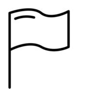 icône de marque de drapeau vecteur