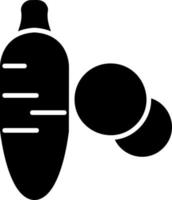 icône de glyphe de yucca vecteur