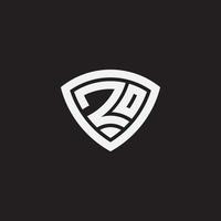logo numéro 20. logo monogramme utilisable pour le sport, l'anniversaire, le modèle de logo. illustration vectorielle. vecteur