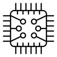 style d'icône de circuit vecteur