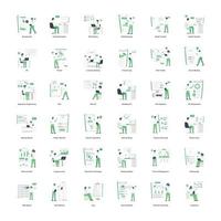 pack de mini illustrations plates bancaires vecteur