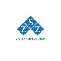 création de logo de lettre zsz sur fond blanc. concept de logo de lettre initiales créatives zsz. conception de lettre zsz. vecteur