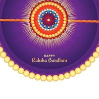fond de célébration de carte de voeux festival raksha bandhan vecteur