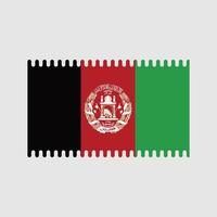 vecteur de drapeau afghanistan. drapeau national