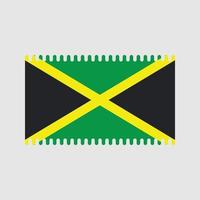 vecteur de drapeau de la jamaïque. drapeau national