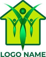 logo de la fondation de la maison des enfants vecteur