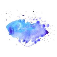 fond aquarelle abstrait bleu. éclaboussure aquarelle vecteur