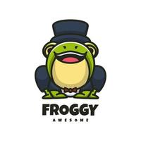 illustration graphique vectoriel de froggy, bon pour la conception de logo