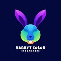 illustration graphique vectoriel de couleur de lapin, bon pour la conception de logo