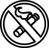 icône non fumeur vecteur