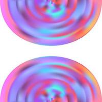 arrière-plan flou holographique, conception abstraite de couleur néon. illustration vectorielle vecteur