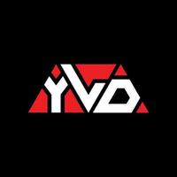 création de logo de lettre triangle yld avec forme de triangle. monogramme de conception de logo triangle yld. modèle de logo vectoriel triangle yld avec couleur rouge. logo triangulaire yld logo simple, élégant et luxueux. yd