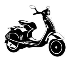 logo de moto - illustration vectorielle, conception d'emblème sur fond blanc vecteur