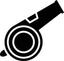 icône de vecteur de glyphe de sifflet