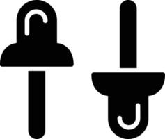 icône de vecteur de glyphe de liant