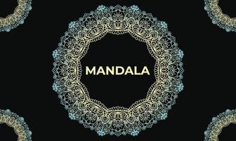 conception de fond de mandala coloré. conception de mandala ornemental. conception de modèle de mandala. vecteur