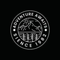 logo d'aventure pour votre marque vecteur