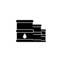 icône de tambour à huile ou à eau parfaite pour votre application, votre site Web ou vos projets supplémentaires vecteur