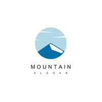 modèle de conception de logo de montagne vecteur