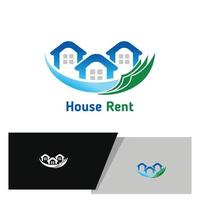 maison à louer logo vecteur
