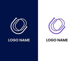modèle de conception de logo lettre c et o vecteur