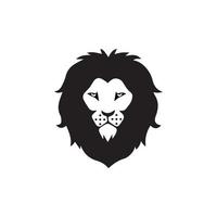 icône de vecteur de modèle de logo tête de lion