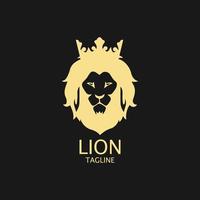 modèle de logo de lion conception d'illustration d'icône vectorielle vecteur