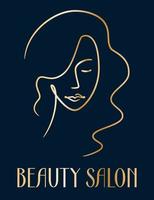 création de logo vectoriel pour salon de beauté, salon de coiffure, bien-être, spa, cosmétique