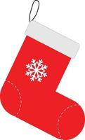 icône de chaussette de Noël. icône de chaussette pour la conception, le logo, l'application, l'interface utilisateur de votre site Web. symbole de chaussette de noël. signe de chaussette. vecteur