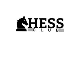 lettre c chevalier logo d'échecs vecteur