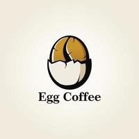 création de vecteur de café logo eeg