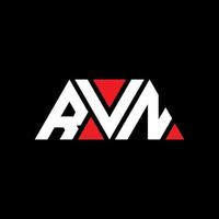 création de logo de lettre triangle rvn avec forme de triangle. monogramme de conception de logo triangle rvn. modèle de logo vectoriel triangle rvn avec couleur rouge. logo triangulaire rvn logo simple, élégant et luxueux. RVN