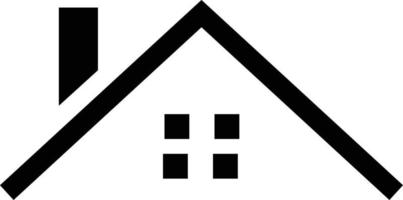 icône de toit de maison sur fond blanc. style plat. icône de propriété et de construction pour la conception, le logo, l'application, l'interface utilisateur de votre site Web. symbole de la maison. signe de toit. vecteur