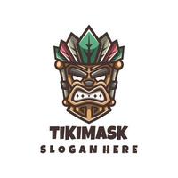 illustration graphique vectoriel de tikimask, bon pour la conception de logo