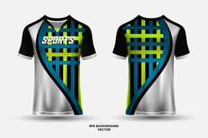 magnifique conception de maillot adaptée aux vecteurs de sport, de course, de football, de jeu et d'esports. vecteur