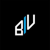 conception créative de logo de lettre b avec graphique vectoriel