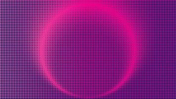 modèle de conception d'arrière-plan coloré en demi-teinte radiale, pop art, illustration de motif de points abstraits, élément de texture moderne, ornement de demi-teinte en anneau, fond d'écran dégradé rose magenta violet violet vecteur